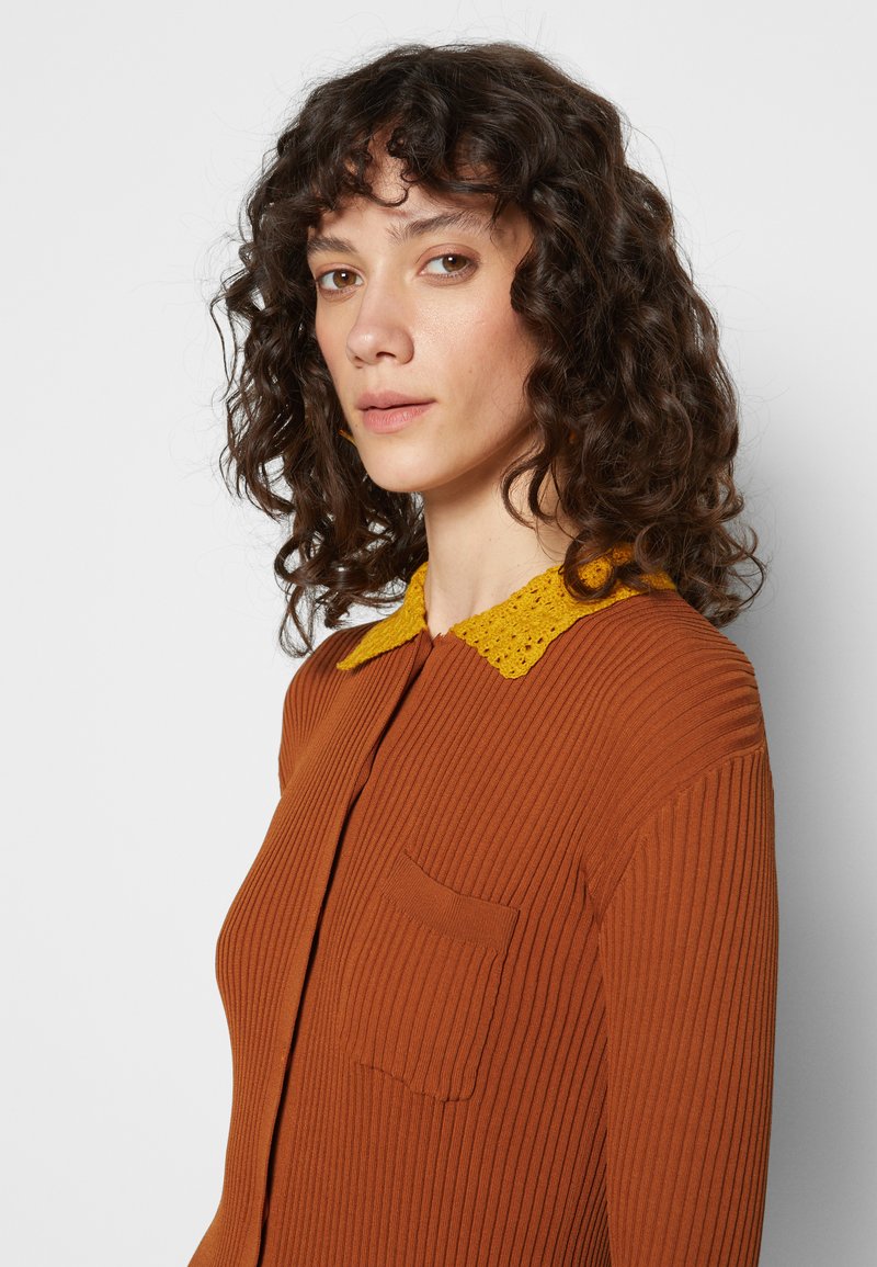 Damen Strickjacken | STAUD CARLSBAD Strickjacke tan/goldie/camel - QX20215 Damen Strickjacken | STAUD CARLSBAD Strickjacke tan/goldie/camel - QX20215