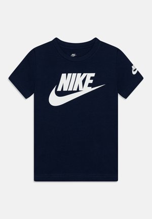 FUTURA TEE UNISEX - Print T-shirt - midnight navy/white