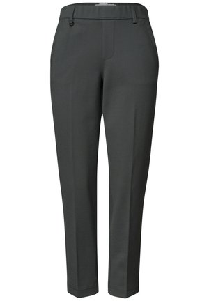 Street One, SLIM LEG CHINO MIT GLITZERDETAIL - Pantalon classique - mossbound green