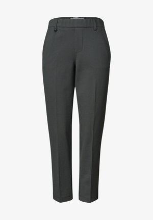 Street One, SLIM LEG CHINO MIT GLITZERDETAIL - Pantalon classique - mossbound green