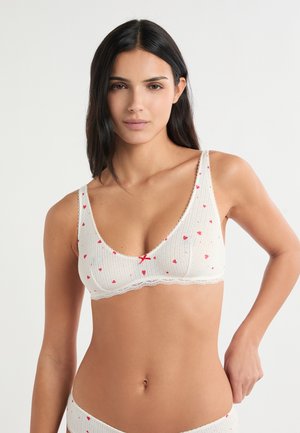 VANITY GOURMANDE - Triangel BH - white/red