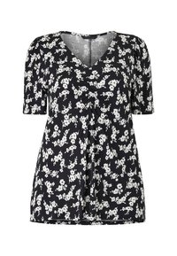 Unausgewählt, schwarz weiß geblümt