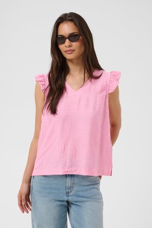 Kaffe, KALUI FRILL - Blouse - rosebloom cc