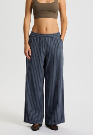 STRIPED - Trousers - blue stripe
