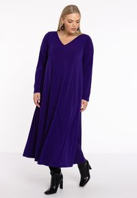 YOEK WITH LONG SLEEVES - Freizeitkleid - purple