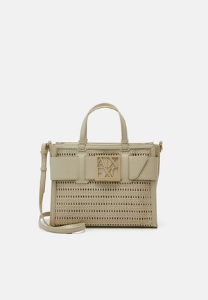 Armani Exchange, BIG TOTE - Bolso de mano - dusty ground