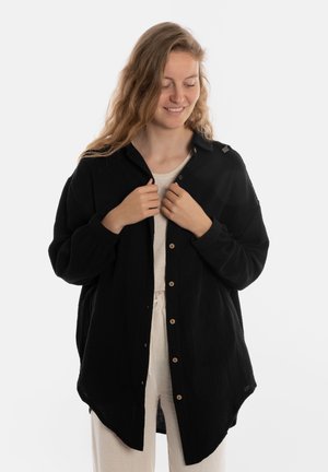 Knit Factory YUKI - Overhemdblouse - black