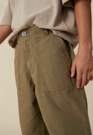 REGULAR FIT - Stoffhose - khaki green