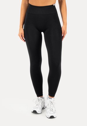 Smilodox, SLAYTON SCRUNCH EFFECT LEGGINGS SPORT FITNESS - Leggings - schwarz