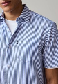 Next REGULAR FIT - EASY IRON SHORT SLEEVE OXFORD 2 PACK   - Overhemd - blue bengal blue dobby