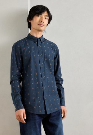PRINTED SLIM FIT SHIRT - Skjorter - cosmic sky/carbon
