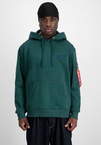 Alpha Industries Felpa con cappuccio - force green