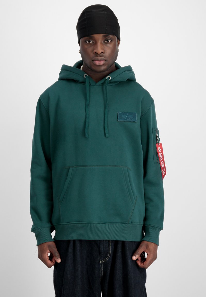 Alpha Industries Felpa con cappuccio - force green