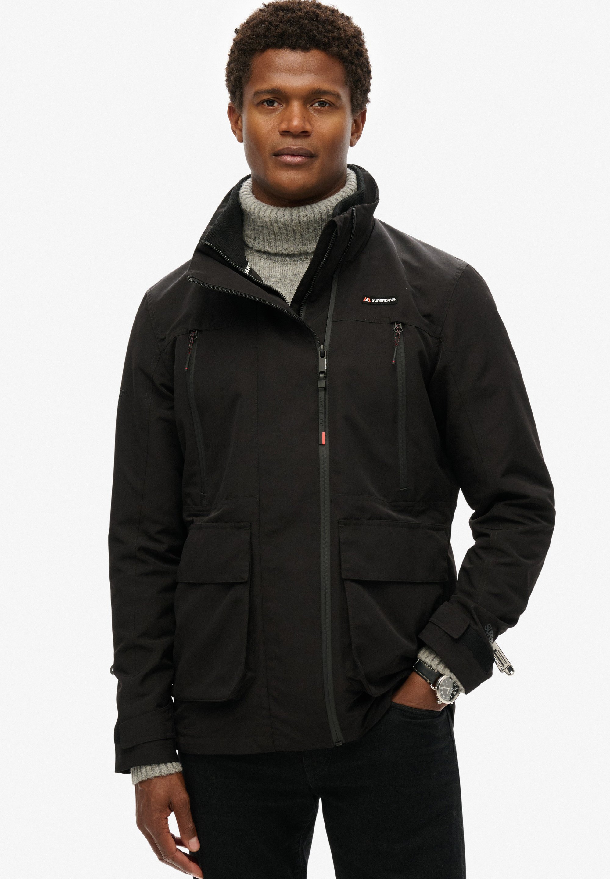 Puffer Jacket Superdry Leichte Steppjacke Field Jacket Leichte