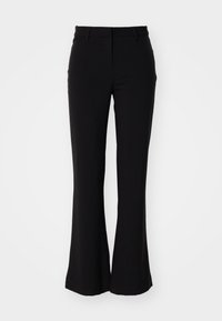 FLARED SUITING TROUSERS - Nadrágok - black