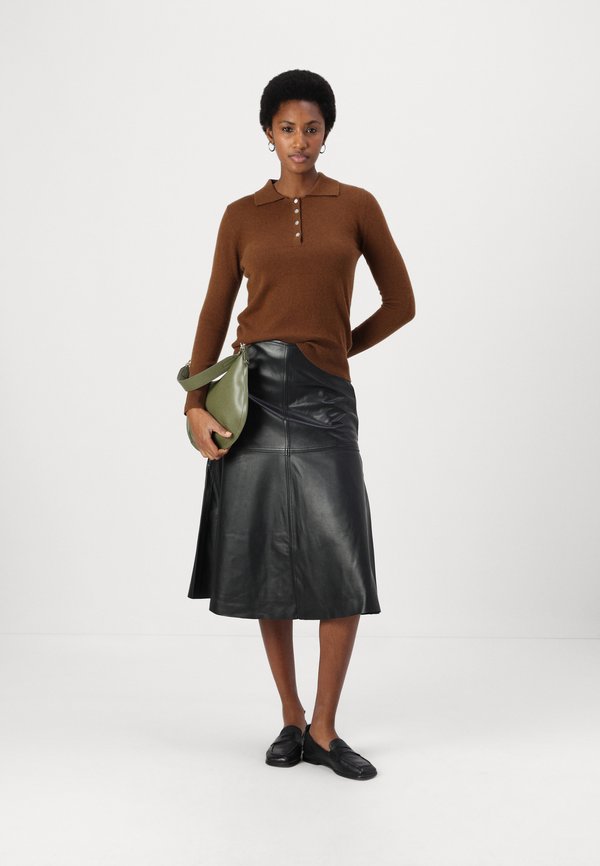 CATALINA FRAYA SKIRT - Leather skirt2