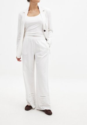 WIDE - Housut - white