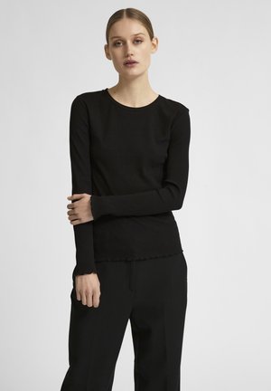 SLFANNA CREW NECK  - Long sleeved top - black