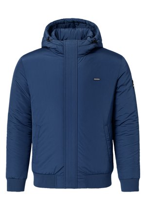 MIT GEFÜ KAPUZE - Winterjas - marineblau