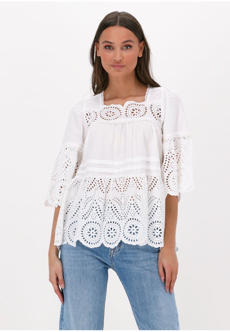 Moliin Blouse wit/blanc ZALANDO.BE