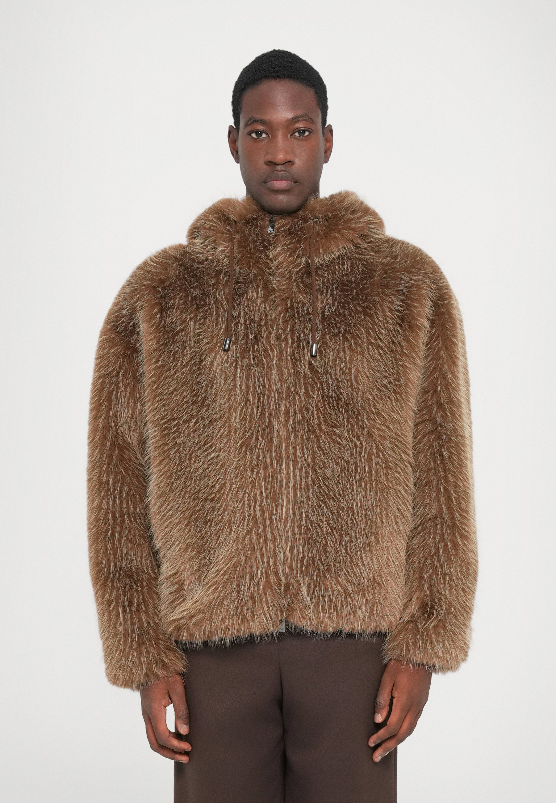 Emporio Armani BLOUSON JACKET - Winter jacket - otter/brown - Zalando