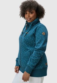 Ragwear RYLIE PLUS - Sudadera con cremallera - petrol