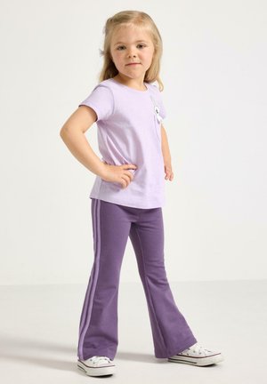 Lindex, LINDEX FLARED LEGGINGS WITH BRUSHED INSIDE LINDEX - Leggings - lilac