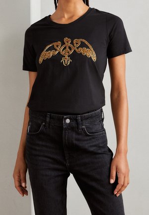 T-shirt con stampa - black