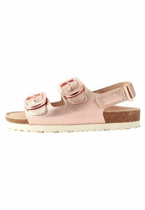 Next Riemensandalette - rose gold leather