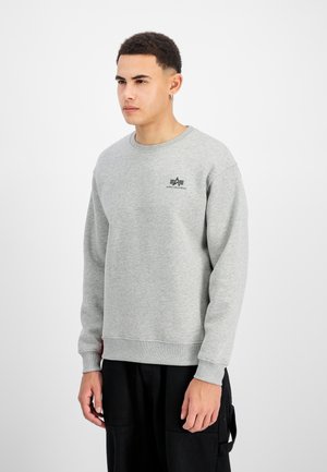 Alpha Industries BASIC SMALL LOGO - Sudadera - grey heather