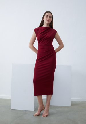 Anna Field Φόρεμα από ζέρσεϊ - dark red