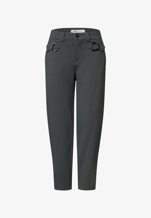 Street One, BARREL LEG HOSE MIT SCHNALLENDETAIL - Bukser - mossbound green