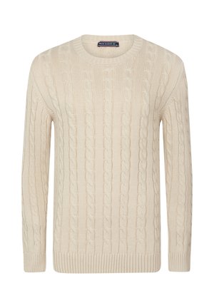 Felix Hardy CABLE CREW NECK  - Džemper - beige