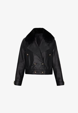 DreiMaster, DREIMASTER JACKET - Bőrdzseki - black