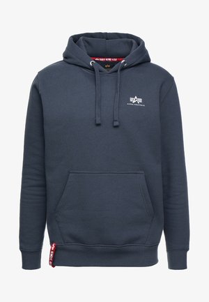 SMALL LOGO - Kapuzenpullover - grey black