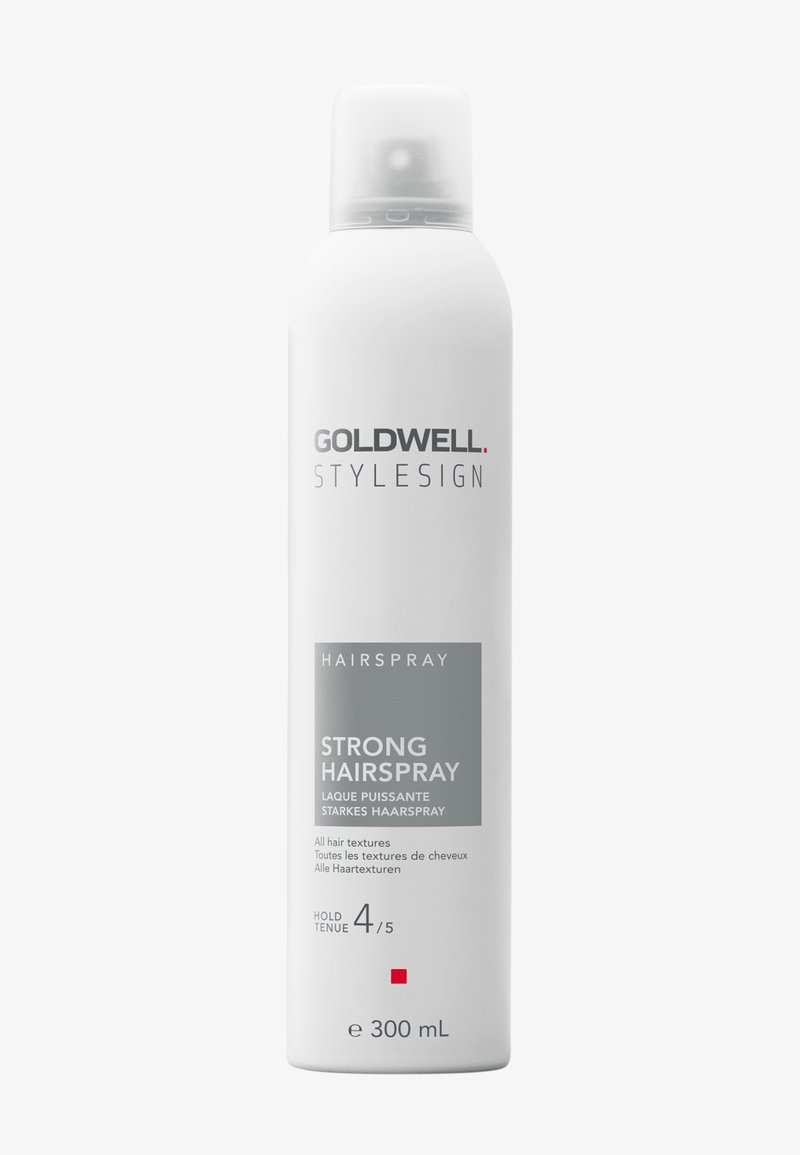 Laque fixante Goldwell Stylesign Strong en aérosol, 300 ml, pour toutes textures de cheveux, niveau de tenue 4 sur 5.