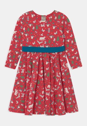 PARTY SKATER DRESS - Jersey dress - red