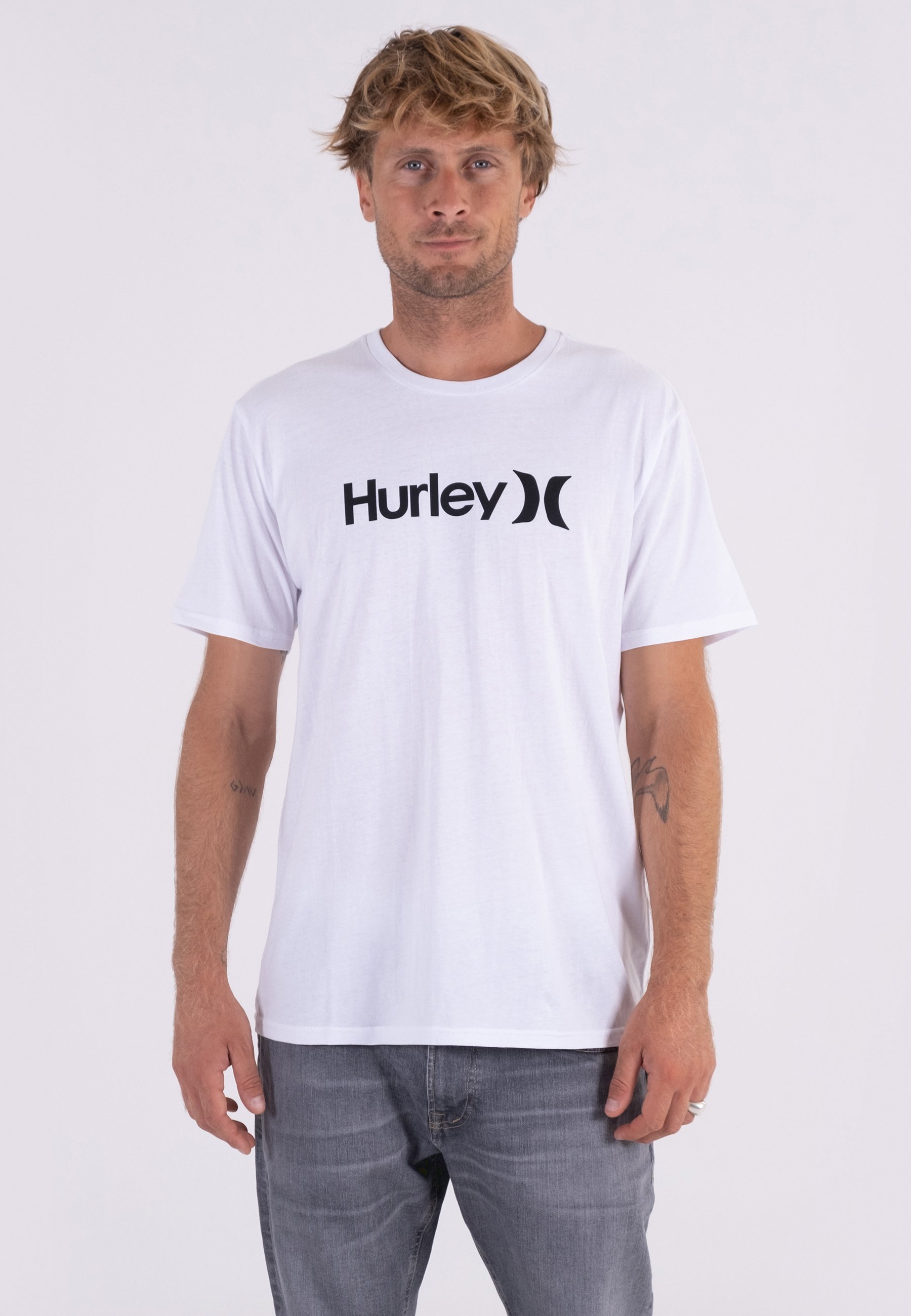 Hurley EVD WSH CORE SOLID - Camiseta estampada - white/blanco - Zalando.es