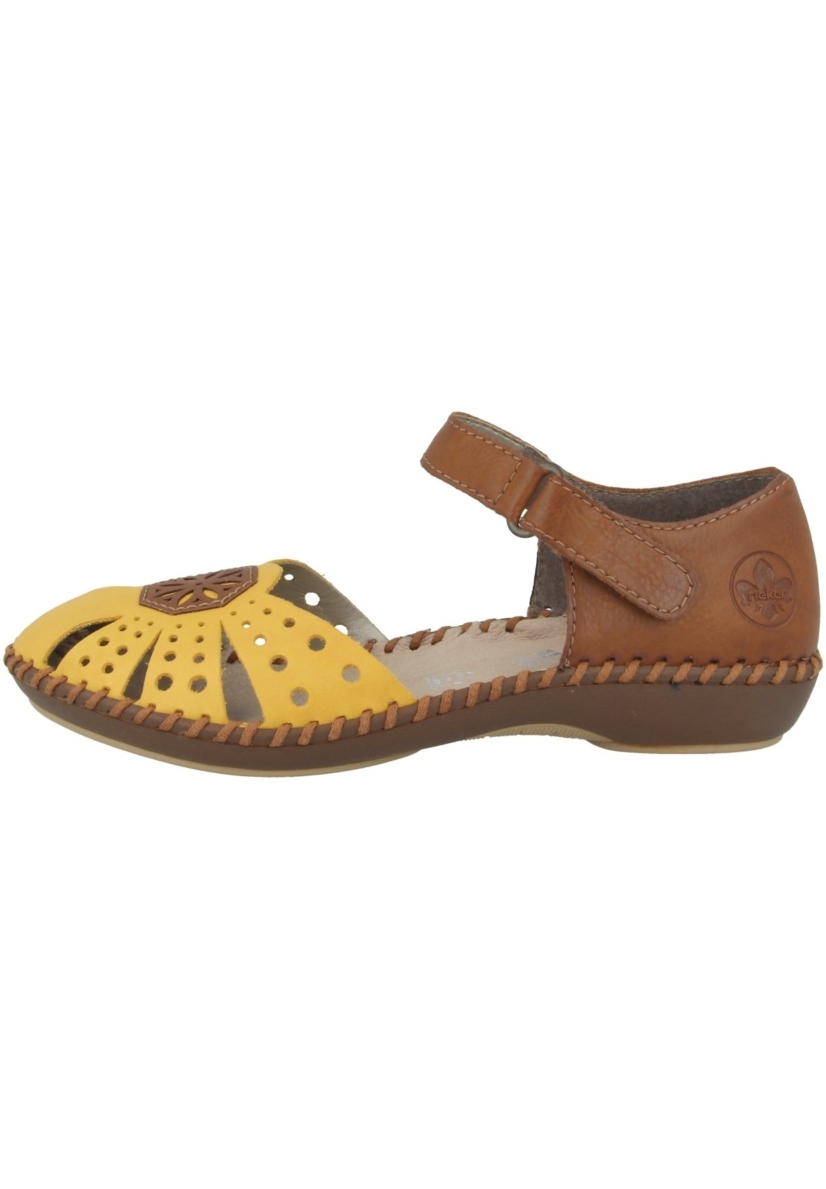Rieker Sandals - yellow-cayenne (m1666-69)/yellow - Zalando.co.uk