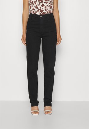 Abercrombie & Fitch Egyenes szárú farmer - black clean