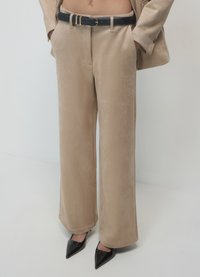 Calliope A PALAZZO EFFETTO DAINETTO - Pantalon classique - corda