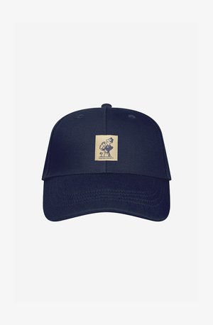 Jūras spēku zilas krāsas beisbola cepure ar līdzenu