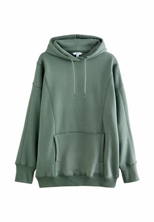 REGULAR FIT - ACTIVE LONGLINE OVERHEAD  - Mikina s kapucňou - teal blue