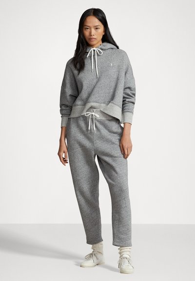 Polo Ralph Lauren LOGO FLEECE HOODIE - Hoodie - vintage salt and pepper heather