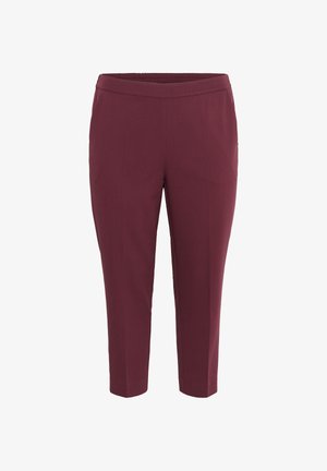 Kaffe Curve SAKIRA CROPPED - Trousers - windsor wine