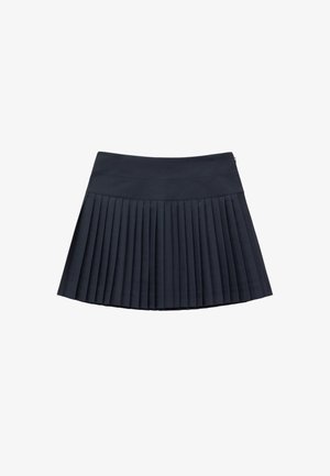 & OTHER STORIES, & OTHER STORIES PLEATED MINI SKIRT - Jupe plissée - dark blue
