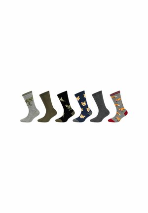 6ER PACK - Socks - black