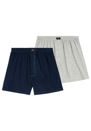 WEITER 2 PACK - Boxershorts - navy grau meliert