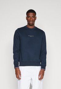 Tommy Hilfiger - LOGO TIPPED CREWNECK - Sweatshirt - desert sky Thumbnail Image 1