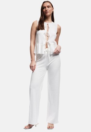 SLEEVELESS PEPLUM  - Top - off-white